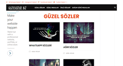 Desktop Screenshot of guzelsozler.biz